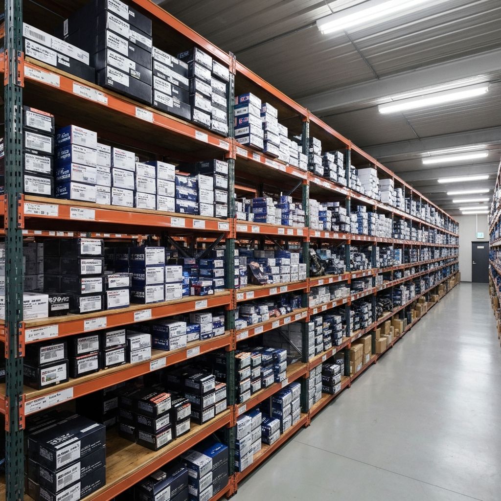 Automotive parts warehouse
